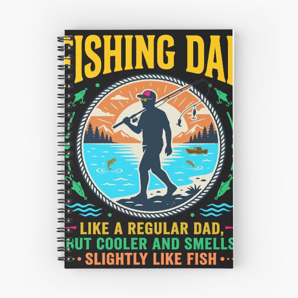 Item preview, Fishing Dad Like A Regular Dad But Cooler Funny Fisherman Gift designed and sold by ShetuAhsan.