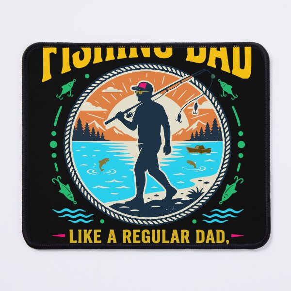 Item preview, Fishing Dad Like A Regular Dad But Cooler Funny Fisherman Gift designed and sold by ShetuAhsan.