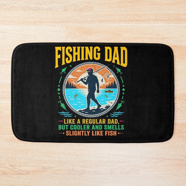 Item preview, Fishing Dad Like A Regular Dad But Cooler Funny Fisherman Gift designed and sold by ShetuAhsan.