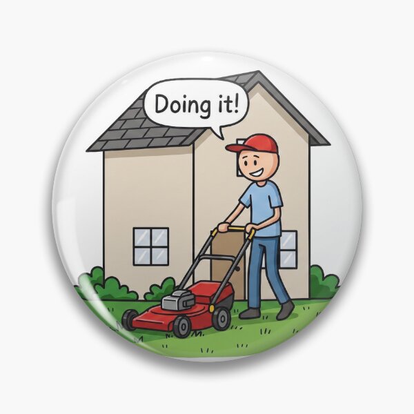 Item preview, Doing it! mowing designed and sold by Chris and Zoe's art shop.