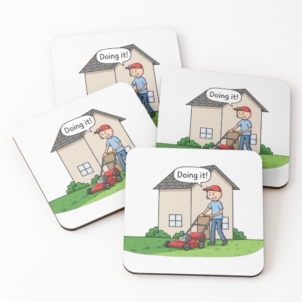 Item preview, Doing it! mowing designed and sold by Chris and Zoe's art shop.