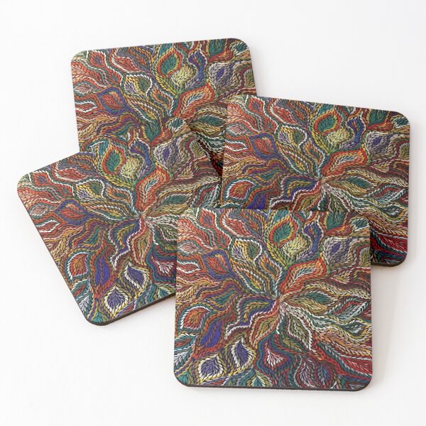 Item preview, Vibrant Swirls of Nature A Kaleidoscopic Journey Through Multicolored Leaves Patterns and Organic Forms Glowing with Life designed and sold by Matt_Smith.