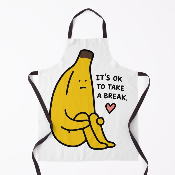 Item preview, Sad Kawaii Banana Character designed and sold by HoloHugDesigns.
