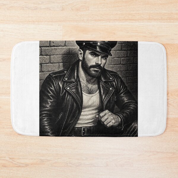 Item preview, Vintage 1940s Gay Leather Biker Series Rebel Leder Pride Graphic Design designed and sold by ItsAKinkThing.