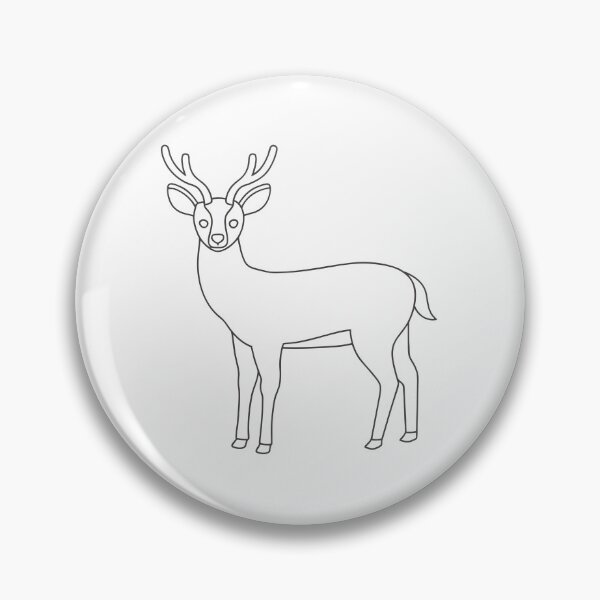 Item preview, Deer Friendly 1 Line Art Gift designed and sold by OneLine Studio.