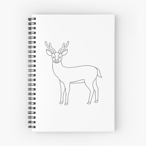 Item preview, Deer Friendly 1 Line Art Gift designed and sold by OneLine Studio.