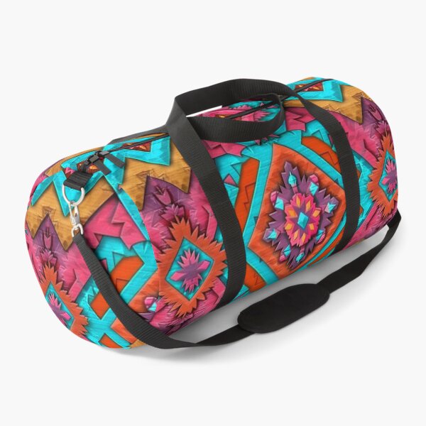 Item preview, Southwestern Blue, Mustard, And Magenta-Pink Designs Pattern designed and sold by DEC02.
