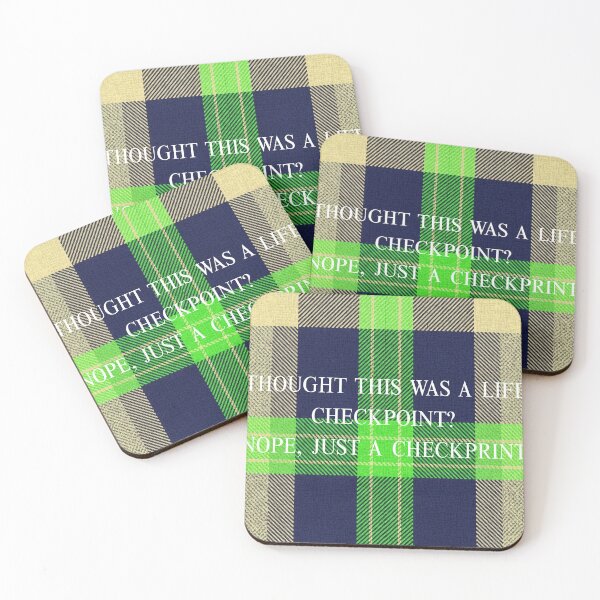 Item preview, Life Checkpoint / Check Print - Bright Beige & Lime Plaid designed and sold by lifrary365.