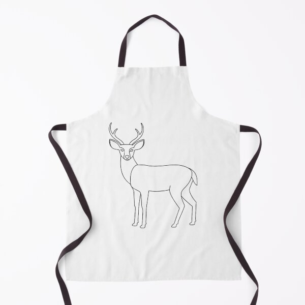 Item preview, Deer Friendly 2 Line Art Gift designed and sold by OneLine Studio.