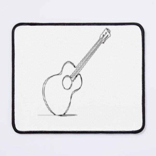 Item preview, Guitar Silver Line Art Music Instrument Design designed and sold by Craft99.
