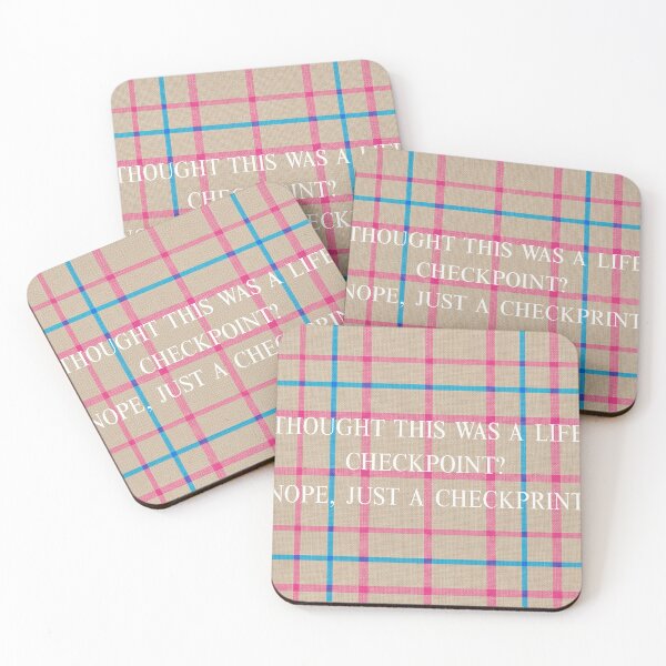 Item preview, Life Checkpoint / Check Print - Pastel Pink & Sky Blue Plaid designed and sold by lifrary365.