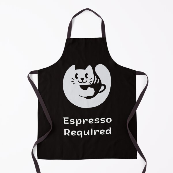 Item preview, Espresso Required | Espresso Yourself Cats | Minimalist Coffee Cat designed and sold by ContigoART.