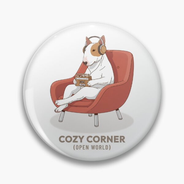 Item preview, Bull Terrier Listening to Music Walkman Retro Aesthetic designed and sold by COZY VINTAGE animal.