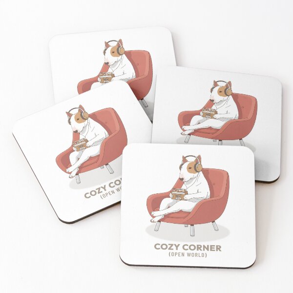 Item preview, Bull Terrier Listening to Music Walkman Retro Aesthetic designed and sold by COZY VINTAGE animal.