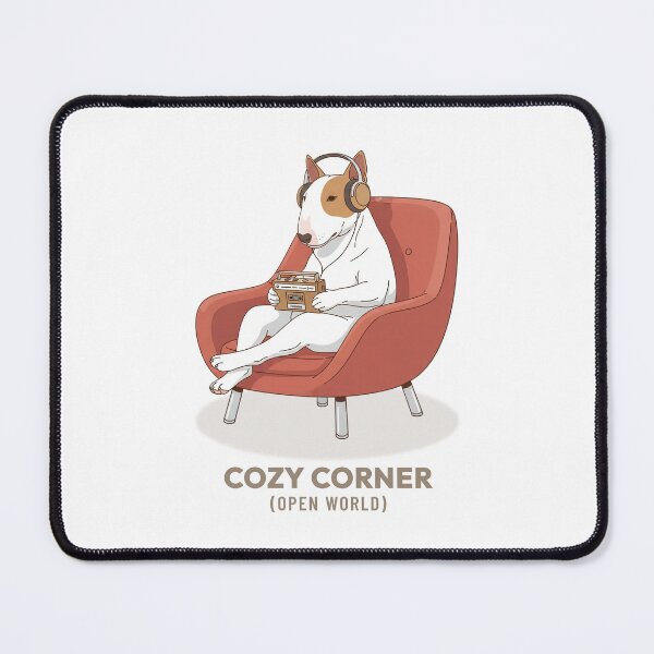 Item preview, Bull Terrier Listening to Music Walkman Retro Aesthetic designed and sold by COZY VINTAGE animal.