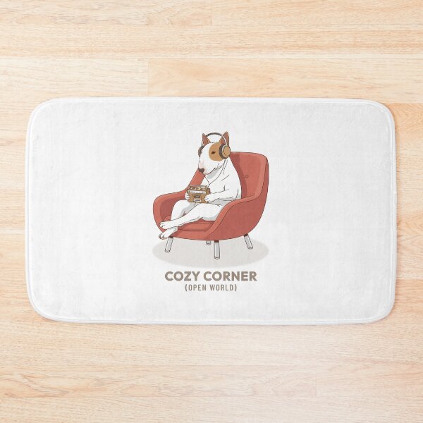 Item preview, Bull Terrier Listening to Music Walkman Retro Aesthetic designed and sold by COZY VINTAGE animal.