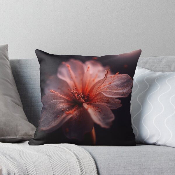Item preview, Glowing Ethereal Red Floral Macro Photography designed and sold by WitchyBotanicaArt.