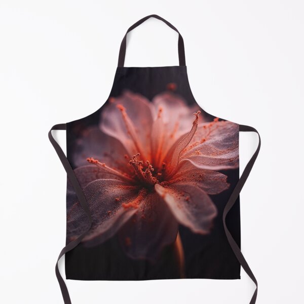 Item preview, Glowing Ethereal Red Floral Macro Photography designed and sold by WitchyBotanicaArt.