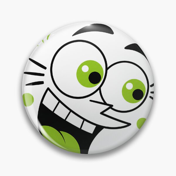 Item preview, Cartoon Green Crazy Smile Face designed and sold by Jaideep Walia.