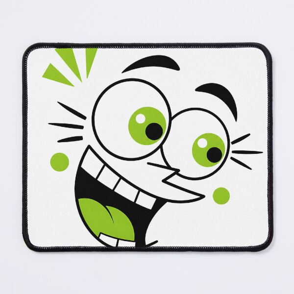 Item preview, Cartoon Green Crazy Smile Face designed and sold by Jaideep Walia.