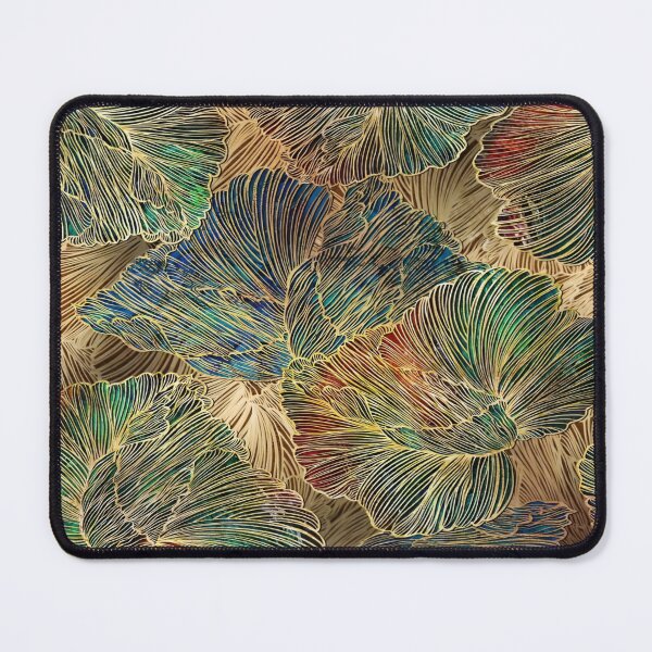 Item preview, An intricate floral pattern featuring vivid hues and flowing lines, evoking a sense of vibrant nature amidst a warm, muted backdrop with captivating textures designed and sold by Matt_Smith.