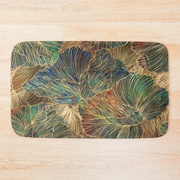 Item preview, An intricate floral pattern featuring vivid hues and flowing lines, evoking a sense of vibrant nature amidst a warm, muted backdrop with captivating textures designed and sold by Matt_Smith.