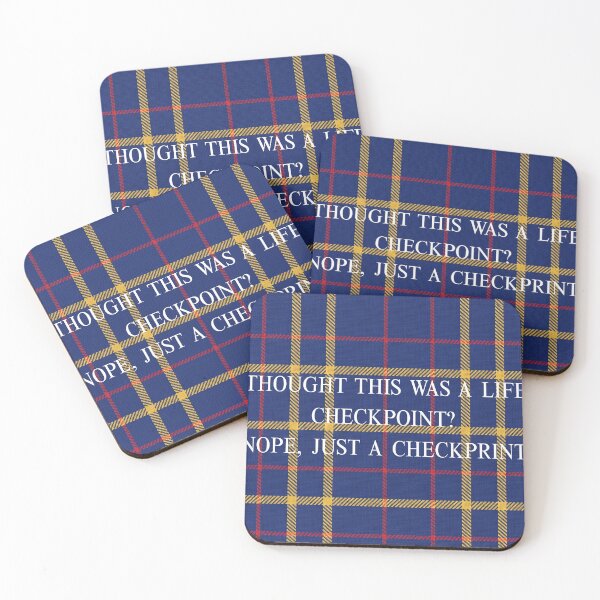 Item preview, Life Checkpoint / Check Print - Royal Blue & Gold Tartan designed and sold by lifrary365.