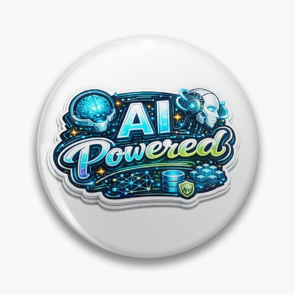 Item preview, AI Powered Artificial Intelligence Tech Futuristic Robot  designed and sold by MR4me.