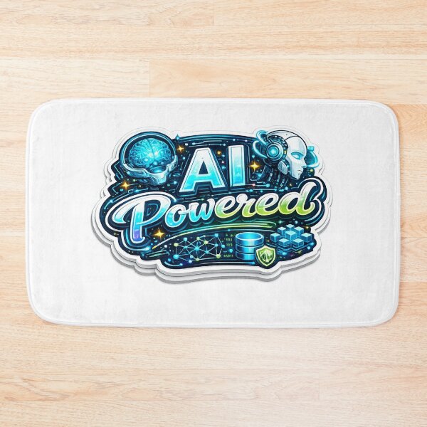 Item preview, AI Powered Artificial Intelligence Tech Futuristic Robot  designed and sold by MR4me.
