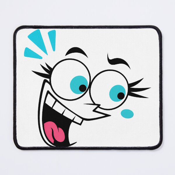 Item preview, Cartoon Excited Cyan Smile Face designed and sold by Jaideep Walia.