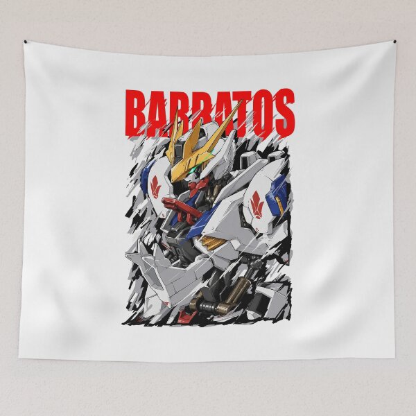Item preview, Barbatos lupus rex Gundam tekkadan vector illustration designed and sold by sabartgunpla.