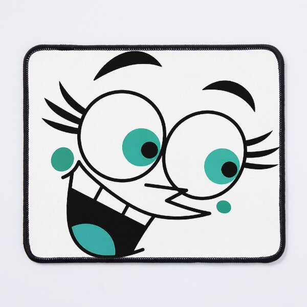 Item preview, Cartoon Teal Crazy Smile Face designed and sold by Jaideep Walia.