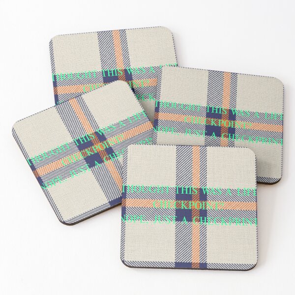 Item preview, Life Checkpoint / Check Print - Cream & Orange Grid Plaid designed and sold by lifrary365.