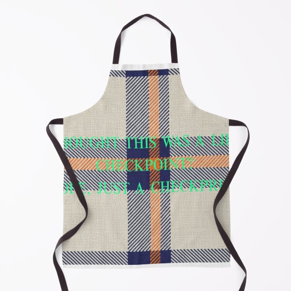 Item preview, Life Checkpoint / Check Print - Cream & Orange Grid Plaid designed and sold by lifrary365.