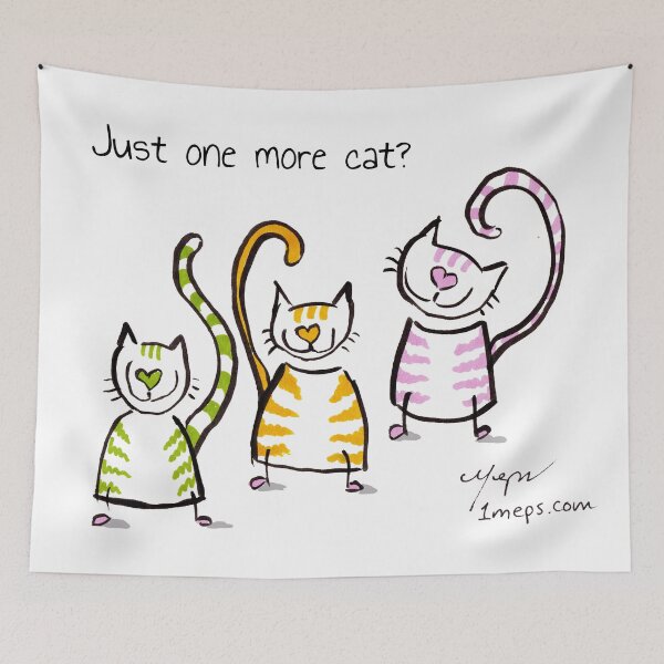 Item preview, Just one more cat? designed and sold by 1meps.