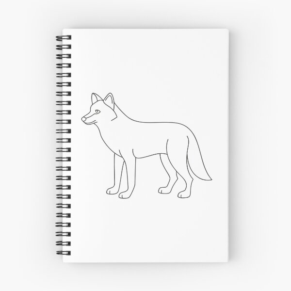Item preview, Wolf Elegant 1 Line Art Gift designed and sold by OneLine Studio.