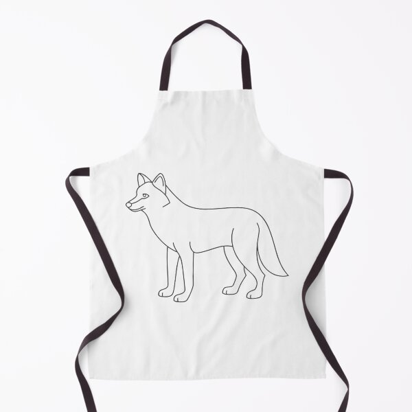 Item preview, Wolf Elegant 1 Line Art Gift designed and sold by OneLine Studio.