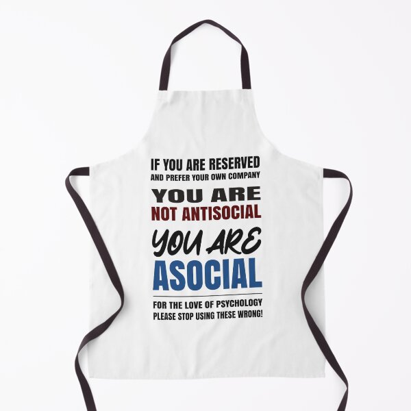 Item preview, You Are Not Antisocial, You Are Asocial - Psychology Word Nerd designed and sold by Myriel-Myriel.