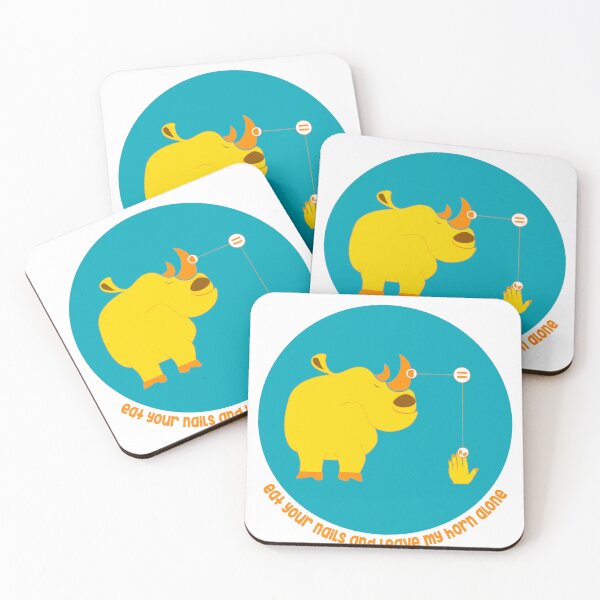 Item preview, Protect rhinos: my horn your nails designed and sold by Pinkhoof.