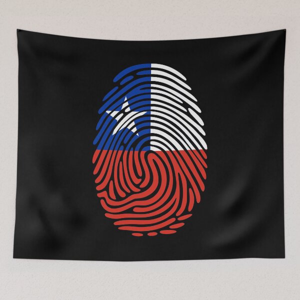 Item preview, Chile Flag Fingerprint Identity | Chilean DNA Heritage Graphic designed and sold by NTGUILTY.