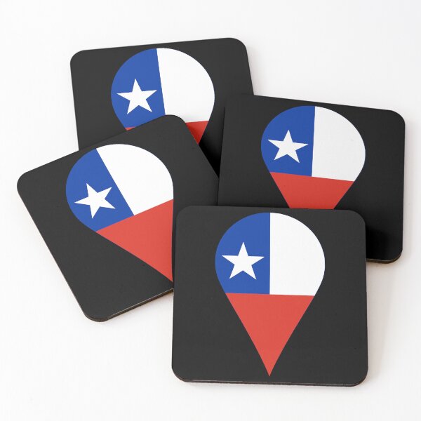 Item preview, Chile Flag Location Pin Map Marker | Chilean Destination GPS Icon designed and sold by NTGUILTY.