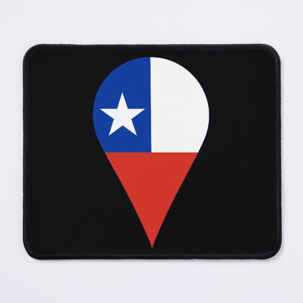 Item preview, Chile Flag Location Pin Map Marker | Chilean Destination GPS Icon designed and sold by NTGUILTY.