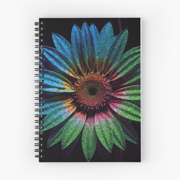 Item preview, Vibrant Rainbow Gradient Macro Flower Art designed and sold by WitchyBotanicaArt.