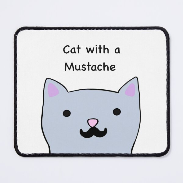 Item preview, Cat With A Mustache designed and sold by LesleySilly.