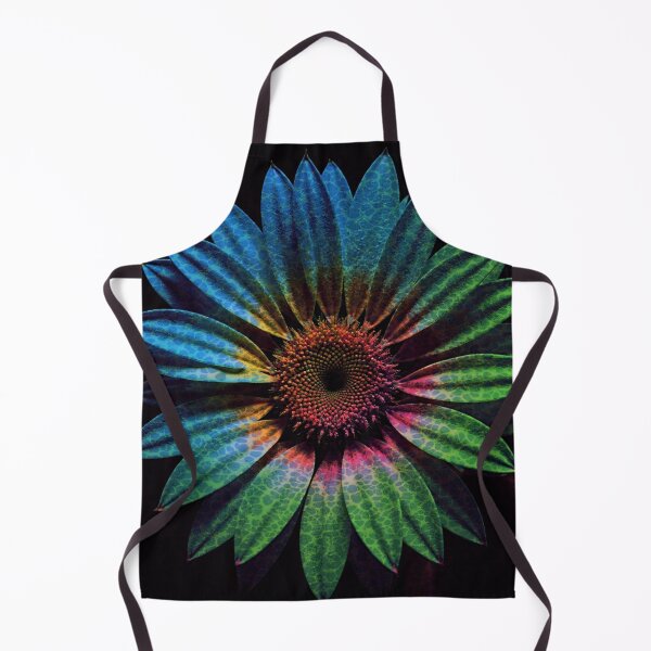 Item preview, Vibrant Rainbow Gradient Macro Flower Art designed and sold by WitchyBotanicaArt.