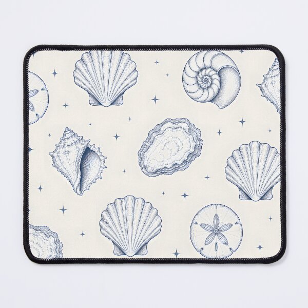 Item preview, Luxury Coastal Shell Pattern designed and sold by ice-apparel.