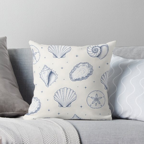Item preview, Luxury Coastal Shell Pattern designed and sold by ice-apparel.