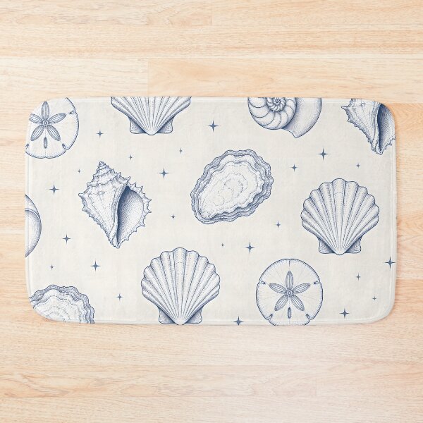 Item preview, Luxury Coastal Shell Pattern designed and sold by ice-apparel.