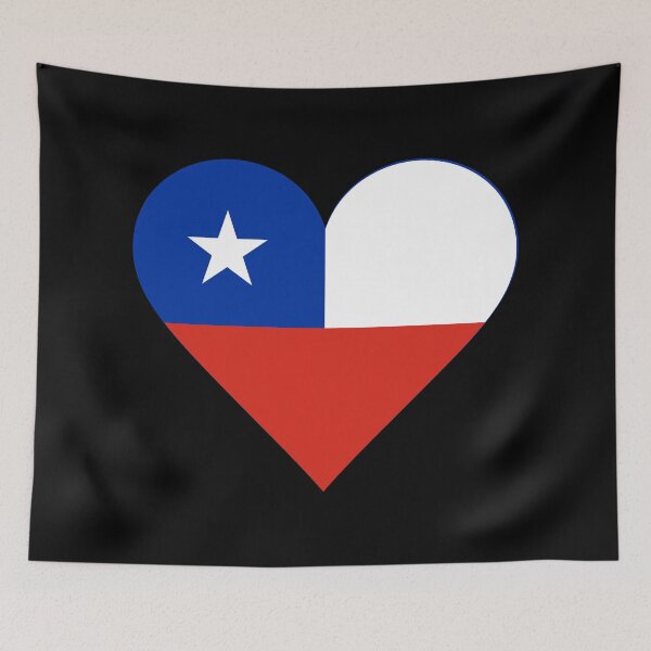 Item preview, Chile Heart Flag Graphic | I Love Chile Patriotic Symbol designed and sold by NTGUILTY.