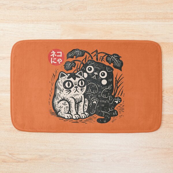 Item preview, Two Cute Foliage Cats Garden Sketch designed and sold by EdvvinStudios.